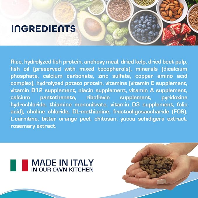 Forza10 Active Weight Management Dog Food, 8 Pound Bag Dry Dog Food, Fish Flavor Weight Loss Dog Food, Diet Dog Food for Adult Dogs and All Breeds