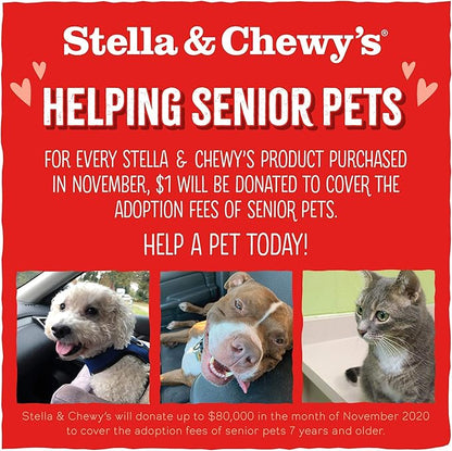 Stella & Chewy's Freeze Dried Raw Chewy’s Chicken Meal Mixers – Dog Food Topper for Small & Large Breeds – Grain Free, Protein Rich Recipe – 3.5 oz Bag