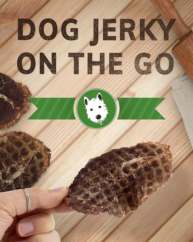Wiley's Beef Jerky Pet Treats | Grain Free Dog Jerky Treats Made in USA | All Natural Pet Treats for Dogs | Beef Dog Treats (Beef, 16 oz. bag)