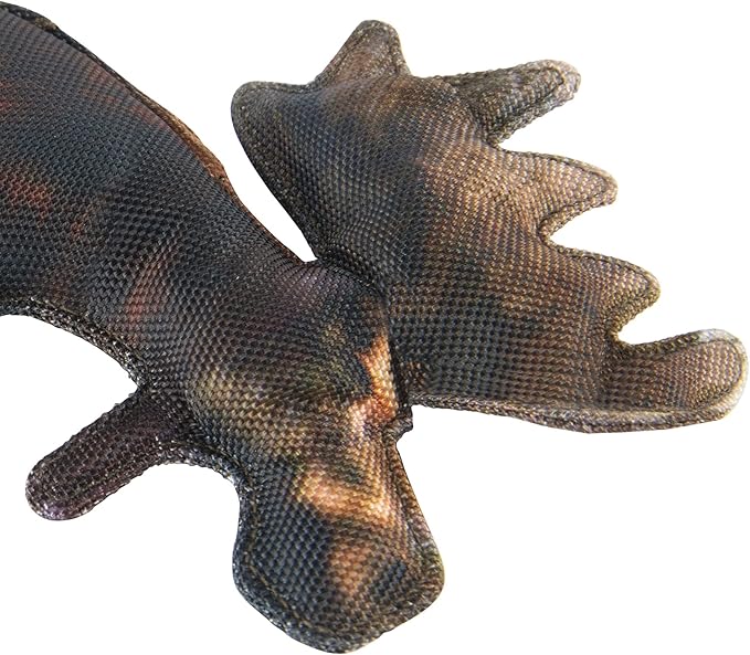 Browning Pet Toys, Durable Dog Toys for Tug and Fetch, Moose Fabric Squeaker Toy