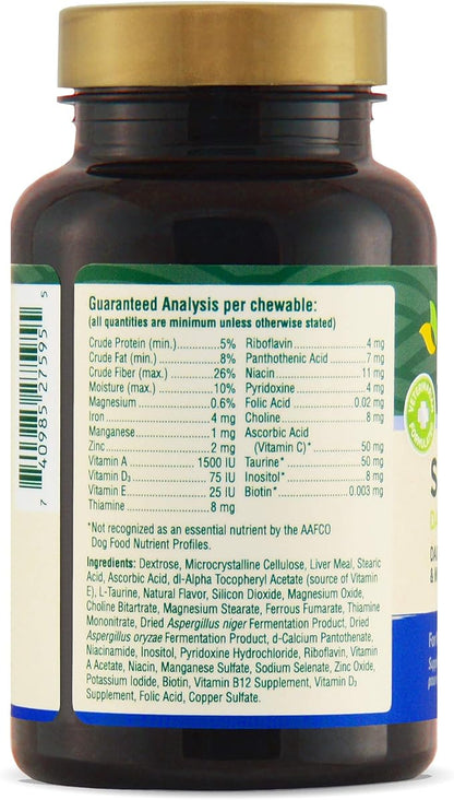 PetNC Natural Care Senior Multi Chewables for Dogs, 60 Count