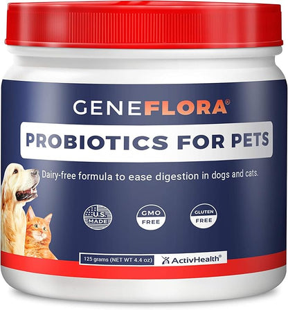 Digestive Enzymes and Probiotics for Dogs, Cats, Rabbits and More to Boost Immunity, Relieve Allergies, Reduce Doggy Breath, Reduce Diarrhea and Gas, and Promote Regular Bowel Movements