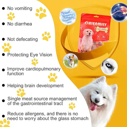 Dog Treats Chicken Rings, Single Ingredient Natural Chews, High Protein & Grain Free Training Treats for All Dogs, 11.6 oz