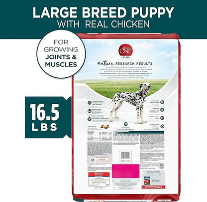 Purina ONE Plus Large Breed Puppy Food Dry Formula - 16.5 lb. Bag