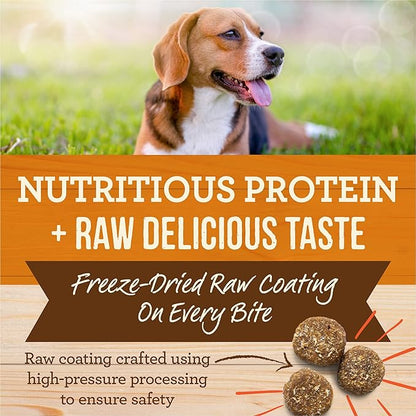 Merrick Healthy Grains Freeze Dried Raw Coated Kibble, Natural High Protein Dog Food, Chicken and Brown Rice - 22.0 lb. Bag