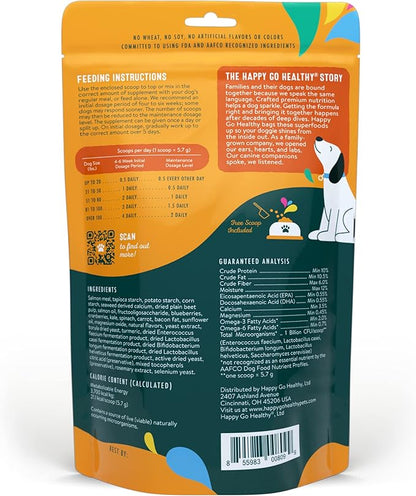 Daily Wellness Supplements for Dogs | Probiotic & Prebiotic Benefits with Fish Oil & Seaweed to Keep Your Dog Beaming All Day Long | All Breeds and Sizes | 60 Count