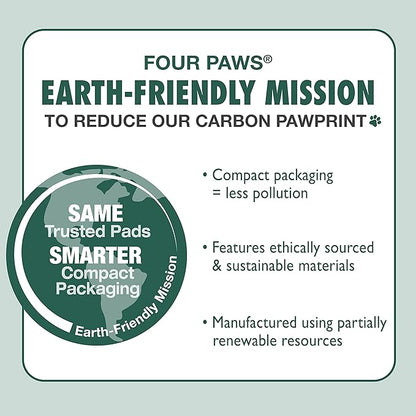 Four Paws Wee-Wee Superior Performance Pee Pads for Dogs of All Sizes, Leak-Proof Floor Protection Dog & Puppy Quilted Potty Training Pads, Unscented, 22" x 23" (7 Count)