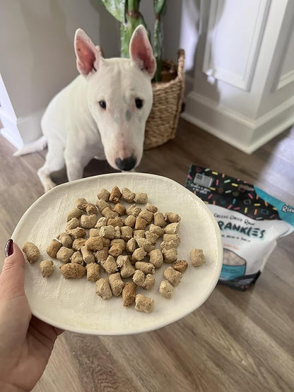 Freeze Dried Dog Food for Small & Large Breeds Dogs, 16 Oz Beef Dog Food Toppers for Picky Eatres, Made in USA - Grain Free & All Natural Freeze Dried Dog Treats Made with 96% Meat Organs