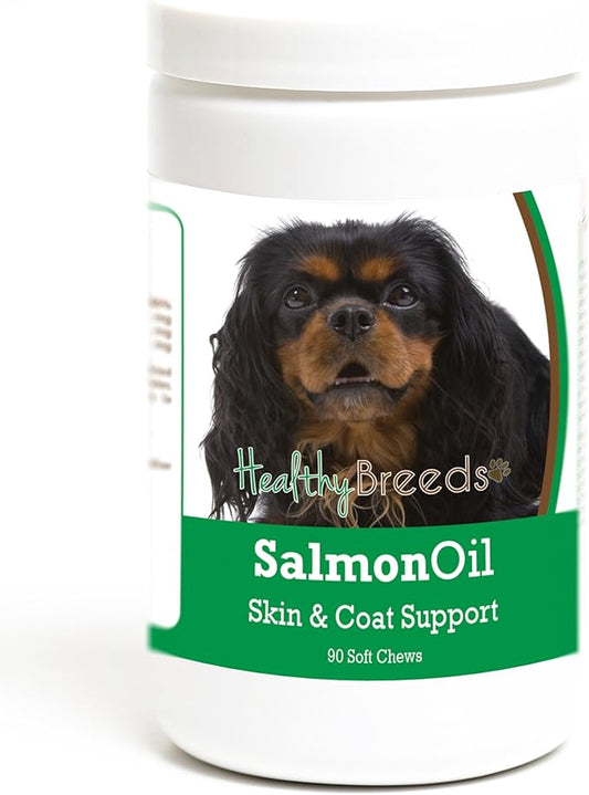 Healthy Breeds English Toy Spaniel Salmon Oil Soft Chews 90 Count