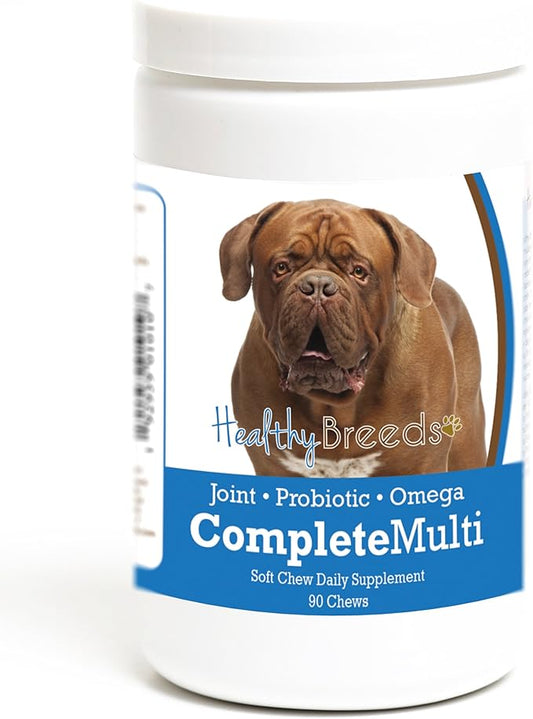 Healthy Breeds Dogue de Bordeaux All in One Multivitamin Soft Chew 90 Count