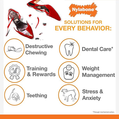 Nylabone Lobster Dog Toy Power Chew – Cute Dog Toys for Aggressive Chewers – with a Funny Twist! Filet Mignon Flavor, X-Large/Souper