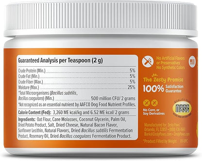 Zesty Paws Pill Wrap Probiotic Paste for Dogs - Immune & Digestive System Support - Bacon Flavor - with DE111 Bacillus subtilis - Pockets Any Pill, Tablet & Capsule for Your Dog - 60 Portions…