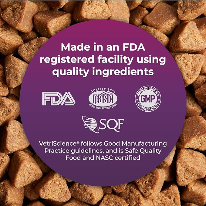 VetriScience Probiotic Everyday for Dogs, Duck Flavor, 120 Chews & Omega Plus Advanced Skin Supplement for Dogs, 40 Chews
