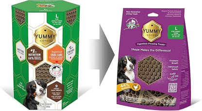 Dental Treats for Dogs | Old Version | Dental Dog Treats for Large Dogs (24oz, 18 Count)