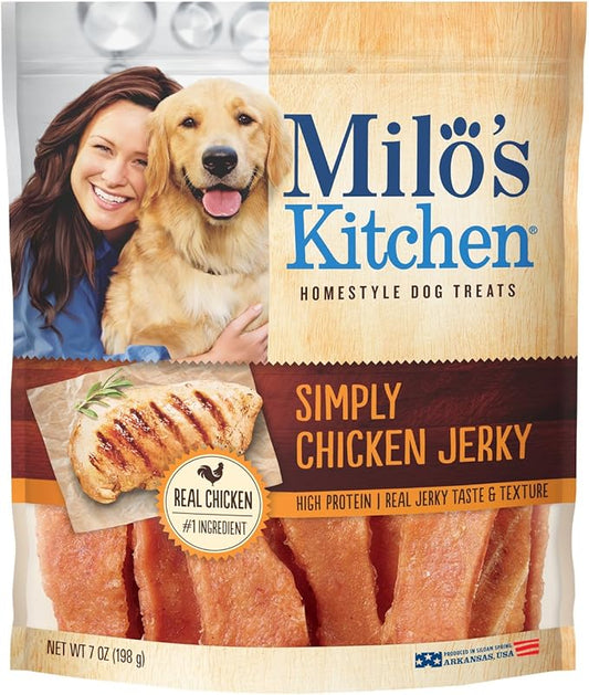 Milo'S Kitchen Simply Chicken Jerky Dog Treat, 7 Oz