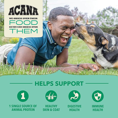 ACANA Wholesome Grains Dry Dog Food, Lamb & Pumpkin Recipe, 4lb