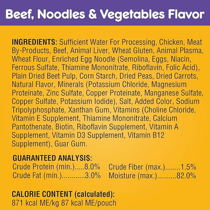 Pedigree Choice CUTS in Gravy Adult Soft Wet Dog Food, 48 Pouch Variety Pack, 3.5 oz. Pouches