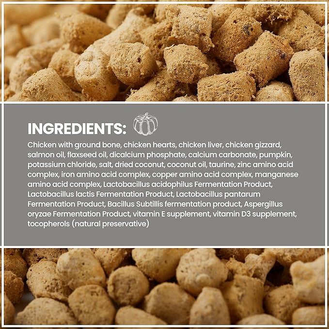 Muenster Freeze Dried Dog Food Topper Bites (20oz) - Farmhaus Chicken Freeze Dried Raw Dog Food w/Organic Minerals - Chicken & Organ Meats Soft Dry Dog Food - Freeze Dried Dog Treats