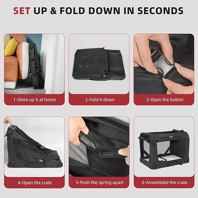 Large Cat Carrier for 2 Cats Small Medium Dogs, Soft Pet Carrier 24x17x17 for Traveling with Warm Blanket Foldable Bowl and Washable Pad