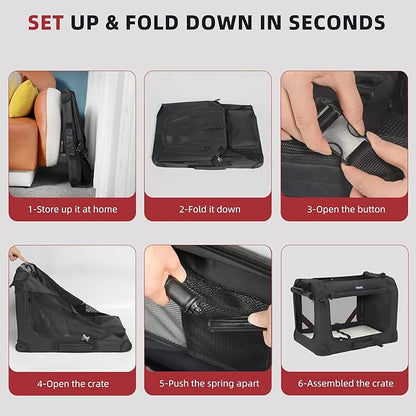 Large Cat Carrier for 2 Cats Small Medium Dogs, Soft Pet Carrier 24x17x17 for Traveling with Warm Blanket Foldable Bowl and Washable Pad
