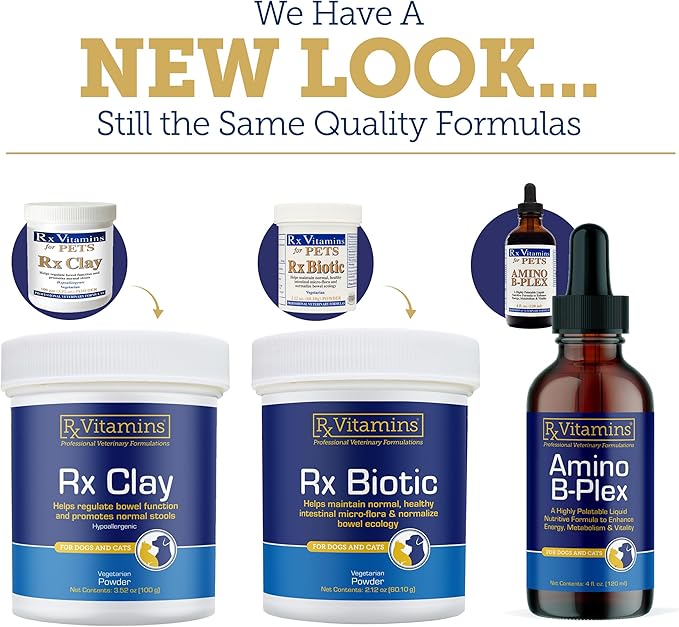 Rx Vitamins for Pets Immuno Support for Dogs & Cats - Immune System Support - Help Brain Function Bones Muscles Stress & Aging - 60 Capsules
