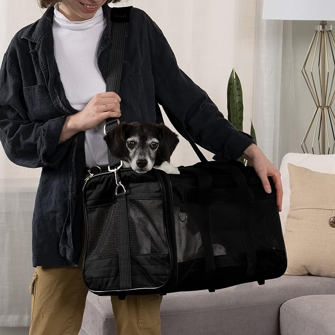 Sherpa Original Deluxe Pet Carrier, Large, Black