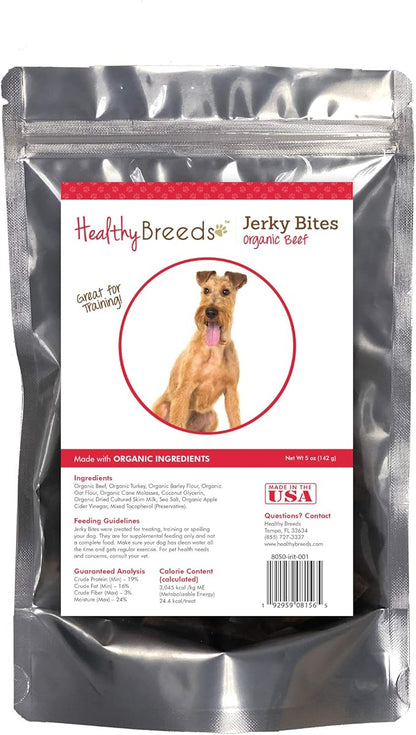 Healthy Breeds Irish Terrier Jerky Bites Beef Recipe Dog Treats 5 oz