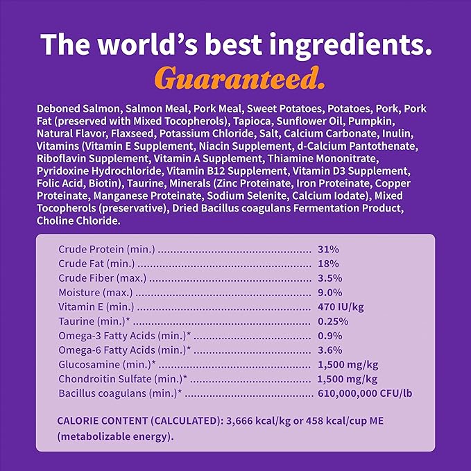 Halo Elevate Dry Dog Food, Grain Free Salmon Recipe, 20lb