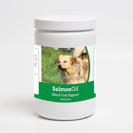 Healthy Breeds Chinook Salmon Oil Soft Chews 120 Count