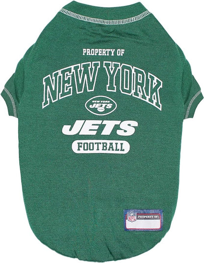 Pets First New York Jets T-Shirt, X-Small