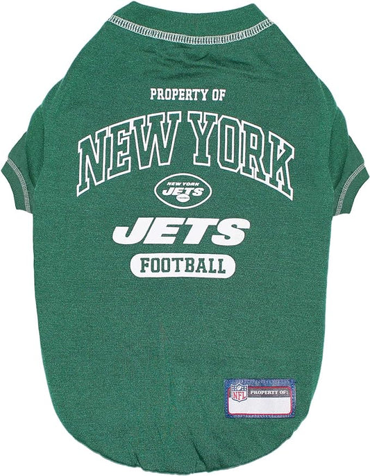 Pets First New York Jets T-Shirt, X-Small