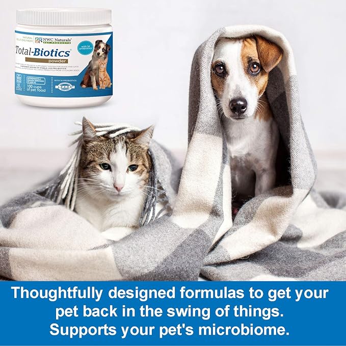 Total Biotics & Probiotics for Dogs and Cats, 365 Cups Treats, 8 ounces