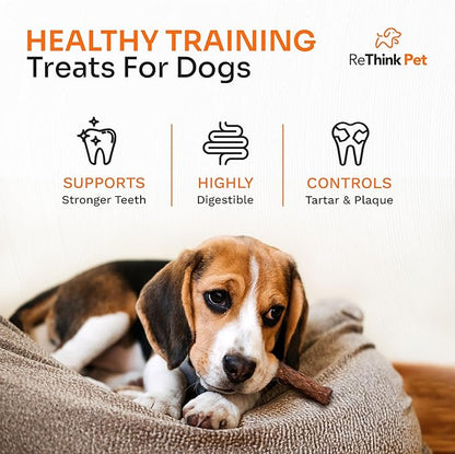 Premium Crunchy Bully Sticks - Natural Dog Chews and Training Treats for Dogs - 4 pcs