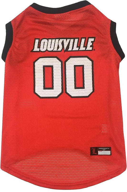Pets First NCAA Basketball Pet Jersey LOUISVILLE CARDINALS Dog Jersey, XX-Large