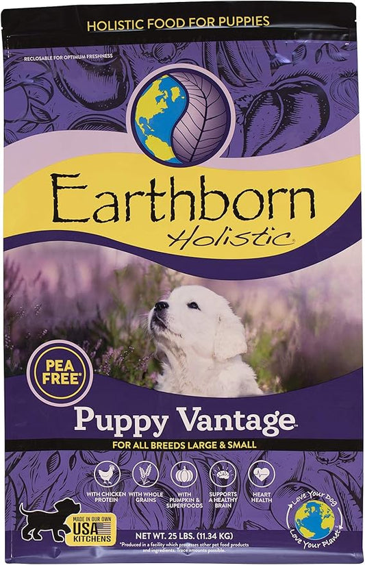 Earthborn Holistic Puppy Vantage Dry Dog Food, 25 lb