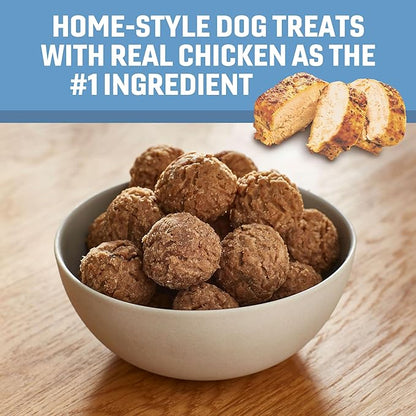 Milo's Kitchen Homestyle Dog Treats, Chicken Meatballs, 18 Ounce, High Protein, No Artifical Flavors
