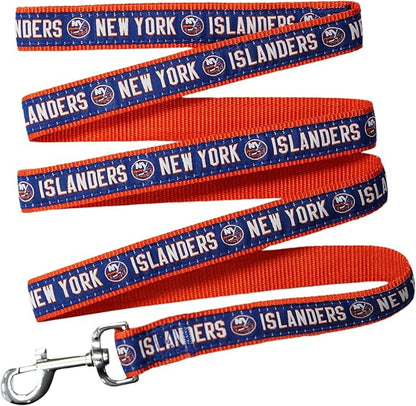 Pets First NHL New York Islanders Leash for Dogs & Cats, Large. - Walk Cute & Stylish! The Ultimate Hockey Fan Leash!, 6 ft Long x 1 in Width, ISL-3031-LG
