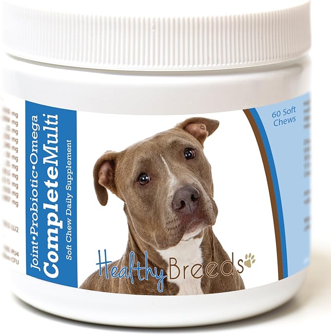 Healthy Breeds Pit Bull All in One Multivitamin Soft Chew 60 Count