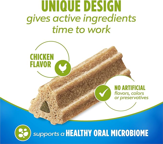 Purina DentaLife ActivFresh Chicken Flavor Small/Medium Breed Adult Dog Dental Chews - 21 ct. Pouch