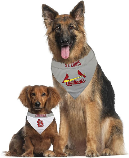 Pets First SLC-3217-S-M MLB Saint Louis Cardinals Reversible Pet Bandana, Small/Medium, MLB Team Color