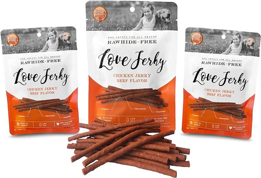 Rena's Recipe Love Jerky Chicken Jerky (Beef Flavor)