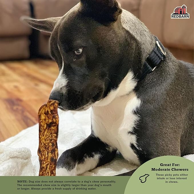 Redbarn Bully Slices for Dogs (Original Bully) Natural Dental Treats (12 Bags)