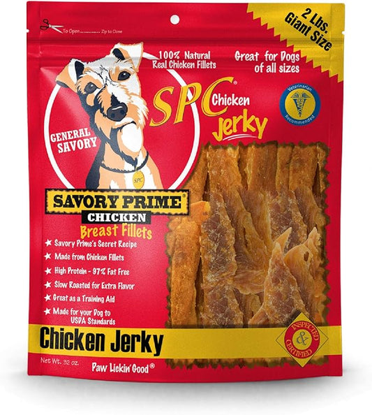 Savory Prime Chicken Jerky Treat, 32-Ounce, All Breed Sizes (49630032)