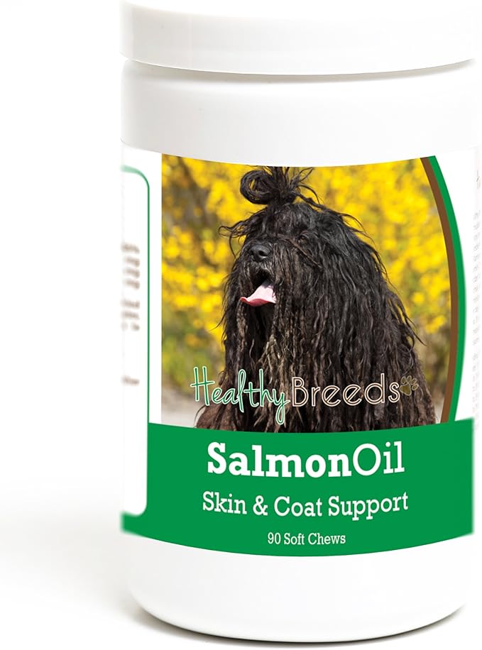 Healthy Breeds Bergamasco Salmon Oil Soft Chews 90 Count