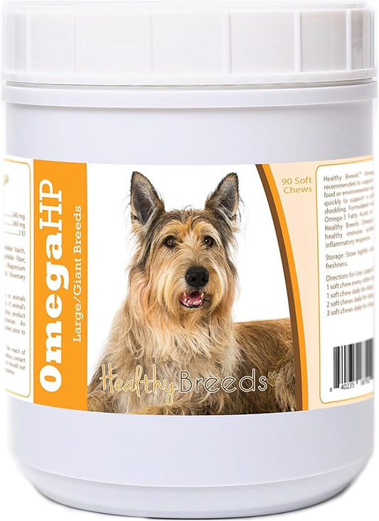 Healthy Breeds Berger Picard Omega HP Fatty Acid Skin and Coat Support Soft Chews 90 Count