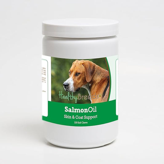 Healthy Breeds English Foxhound Salmon Oil Soft Chews 120 Count