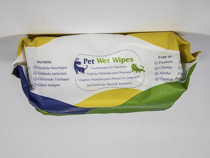 Pawaboo Dog Wipes for Paws and Butt, Unscented Hypoallergenic Pet Wipes for Dog Cat, Soft Thick Dog Grooming Wipe for Cleaning Deodorizing with Lids, Puppy Wipes for Face Ears Body- 1Pack/100Count