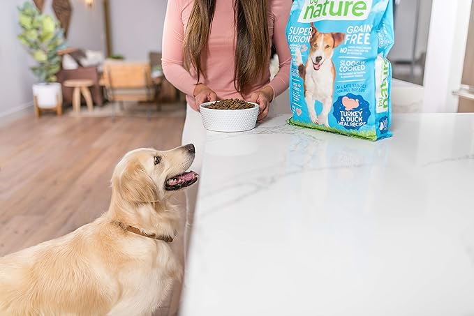 Grain Free Dog Food Made in USA [Grain Free Dry Dog Food with Superfood Ingredients for Food Sensitivities and Immune Health], Turkey & Duck Meal Recipe, 24 lb. Bag, Brown (77062)