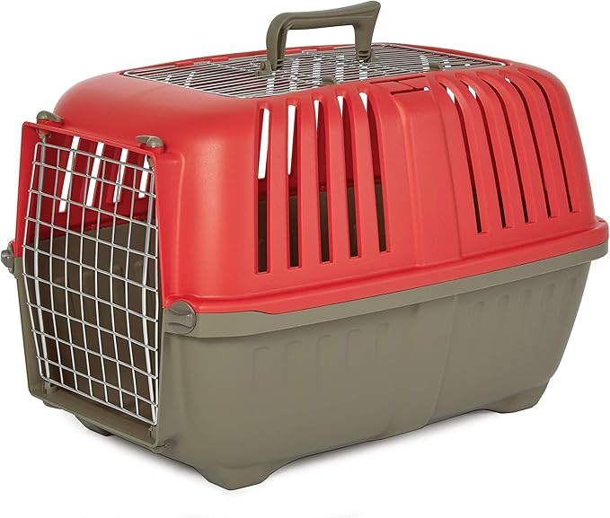 MidWest Homes for Pets Spree Travel Pet Carrier, Dog Carrier Features Easy Assembly and Not The Tedious Nut & Bolt Assembly of Competitors, Ideal for Small Dogs & Cats