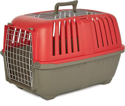 MidWest Homes for Pets Spree Travel Pet Carrier, Dog Carrier Features Easy Assembly and Not The Tedious Nut & Bolt Assembly of Competitors, Ideal for Small Dogs & Cats